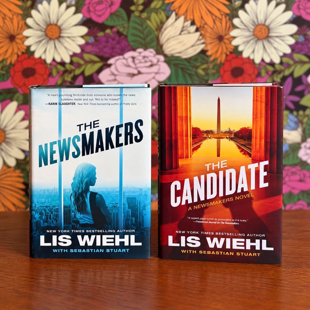 Lis Wiehl Newsmakers Series Books 1 & 2 Hardcover Mystery Thriller Lot